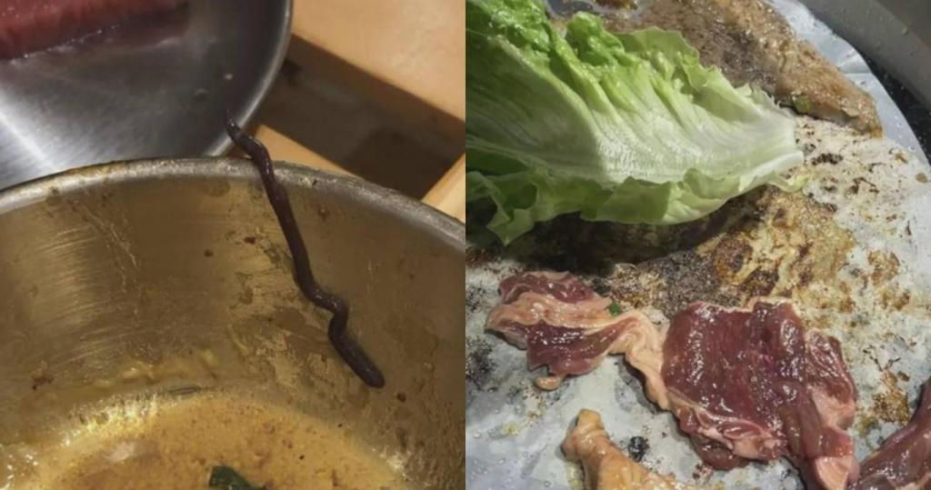 噁!烤肉吃一半嘴裡鑽出「10cm深褐色活蟲」 餐廳回應了