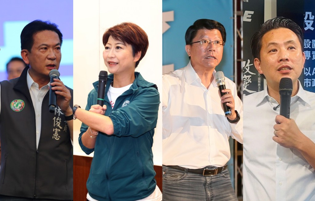 台南市長爭霸最新民調：謝龍介單挑林俊憲贏3％、對陳亭妃輸多了