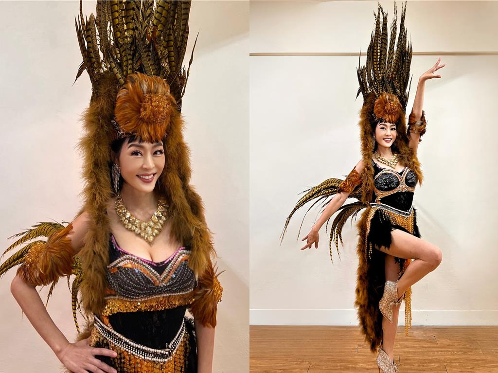 唐玲2次手術、8次化療抗癌成功!穿「原始女酋長」戰袍重生亮相