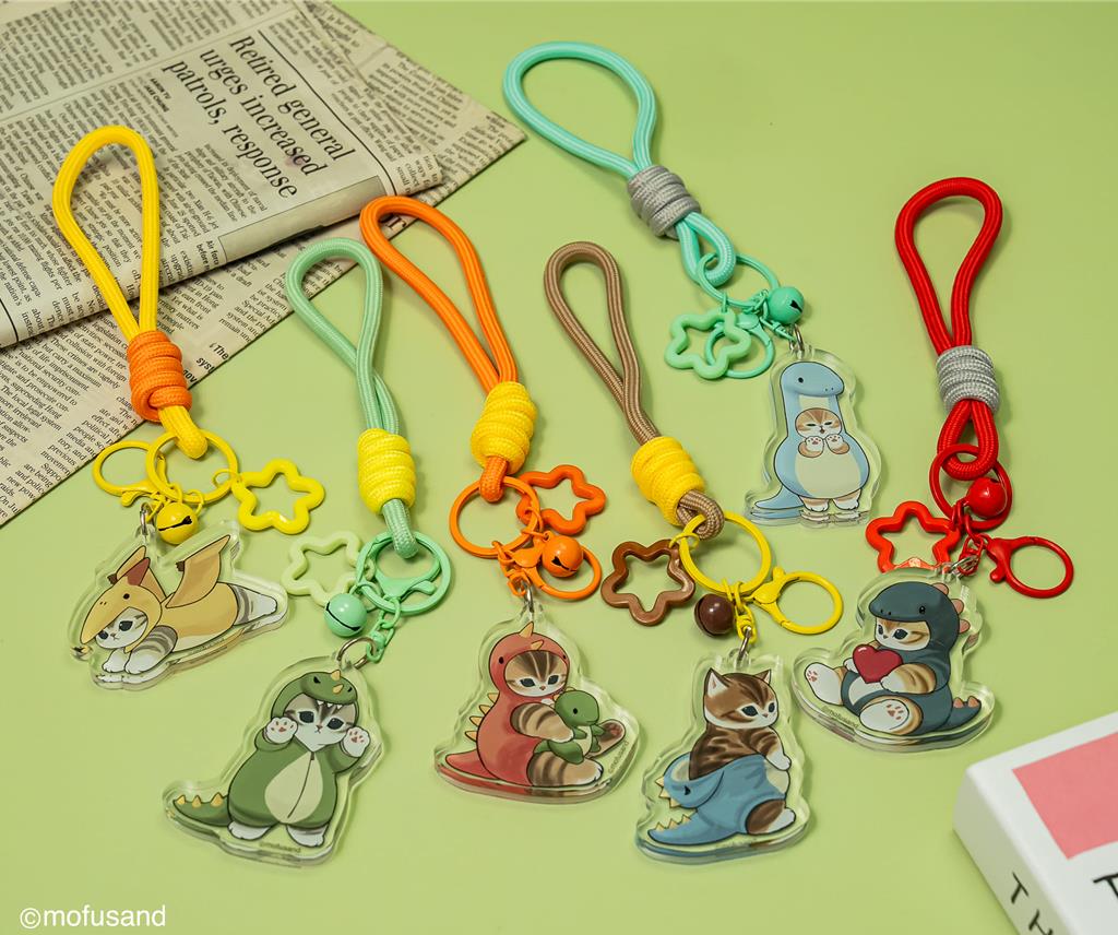 貓福珊迪快閃店引進掛繩吊飾鑰匙圈,280元。(WeTrust信賴互動行銷有限公司提供/徐梓榕台北傳真)