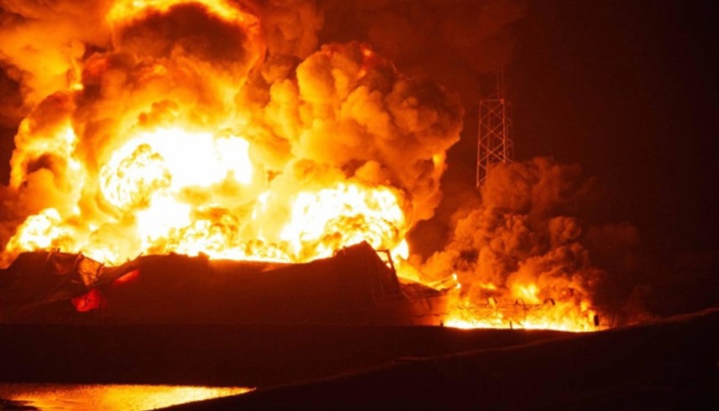 烏克蘭遠程無人機 重創新羅西斯克海軍基地與石油碼頭  