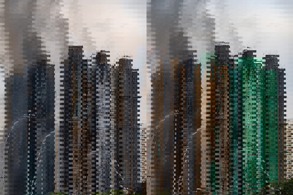 香港高樓惡火引關注!北市議員促禁竹棚 市府回應了