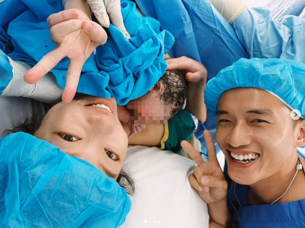 恭喜!陳澤耀女兒「小雲寶」誕生了 眼眶含淚感動剪臍帶