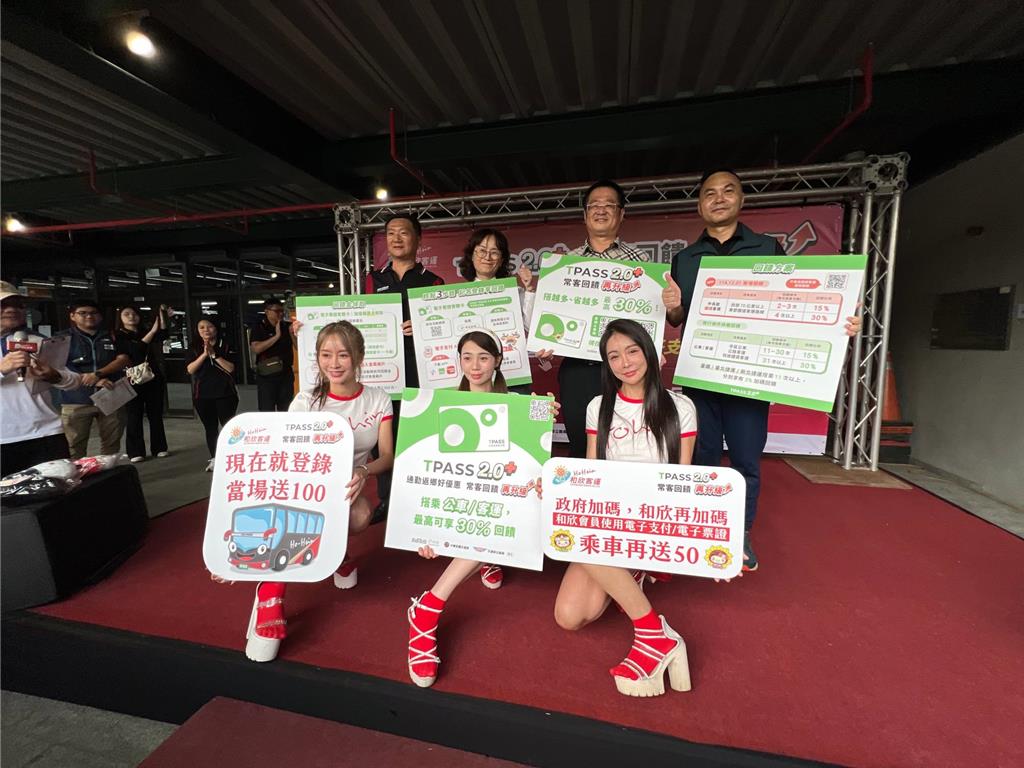 和欣響應TPASS 2.0+!北到中客運最低136元 南到北不到高鐵2折