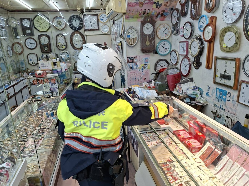 基隆警強力掃蕩銷贓管道　鎖定當鋪銀樓溯源斷根
