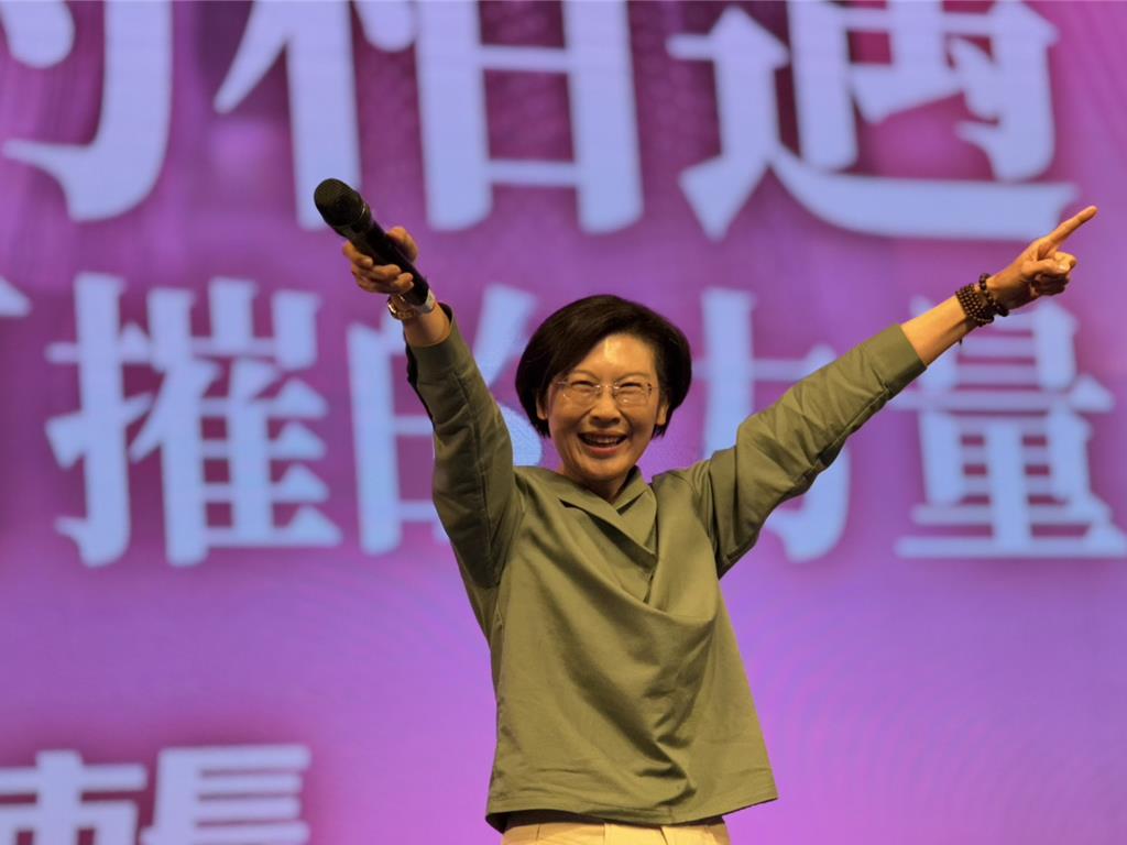 選情告急？女力造勢千位沒坐滿 林岱樺：坐8成滿已感動