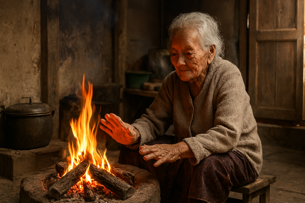 獨居悲歌！氣溫驟降生火取暖 9旬嬤慘遭火噬身亡