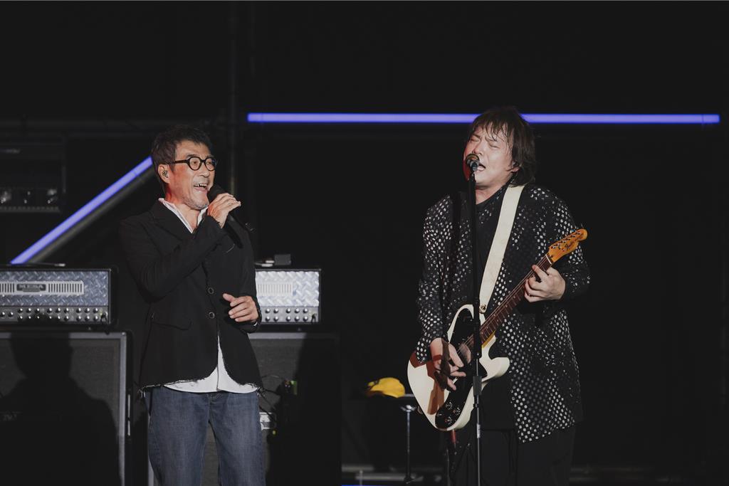 伍佰合體李宗盛重現經典 黃宣頭頂長「吳克群」全場笑瘋