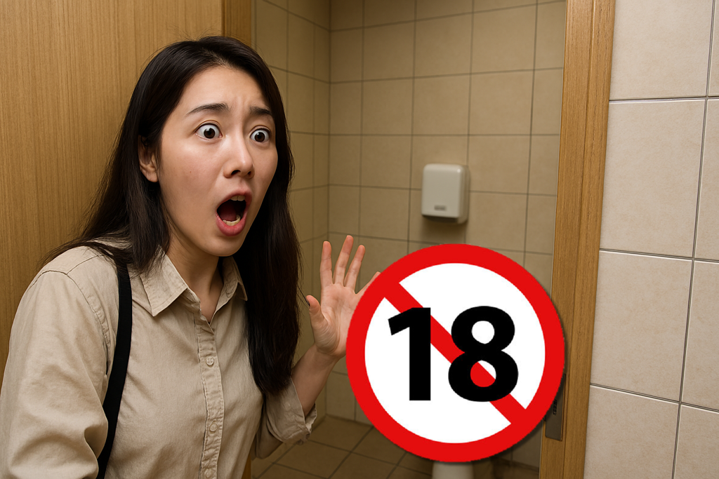 阿姨上廁所沒鎖門　女子誤闖慘遭辱罵「三字經」