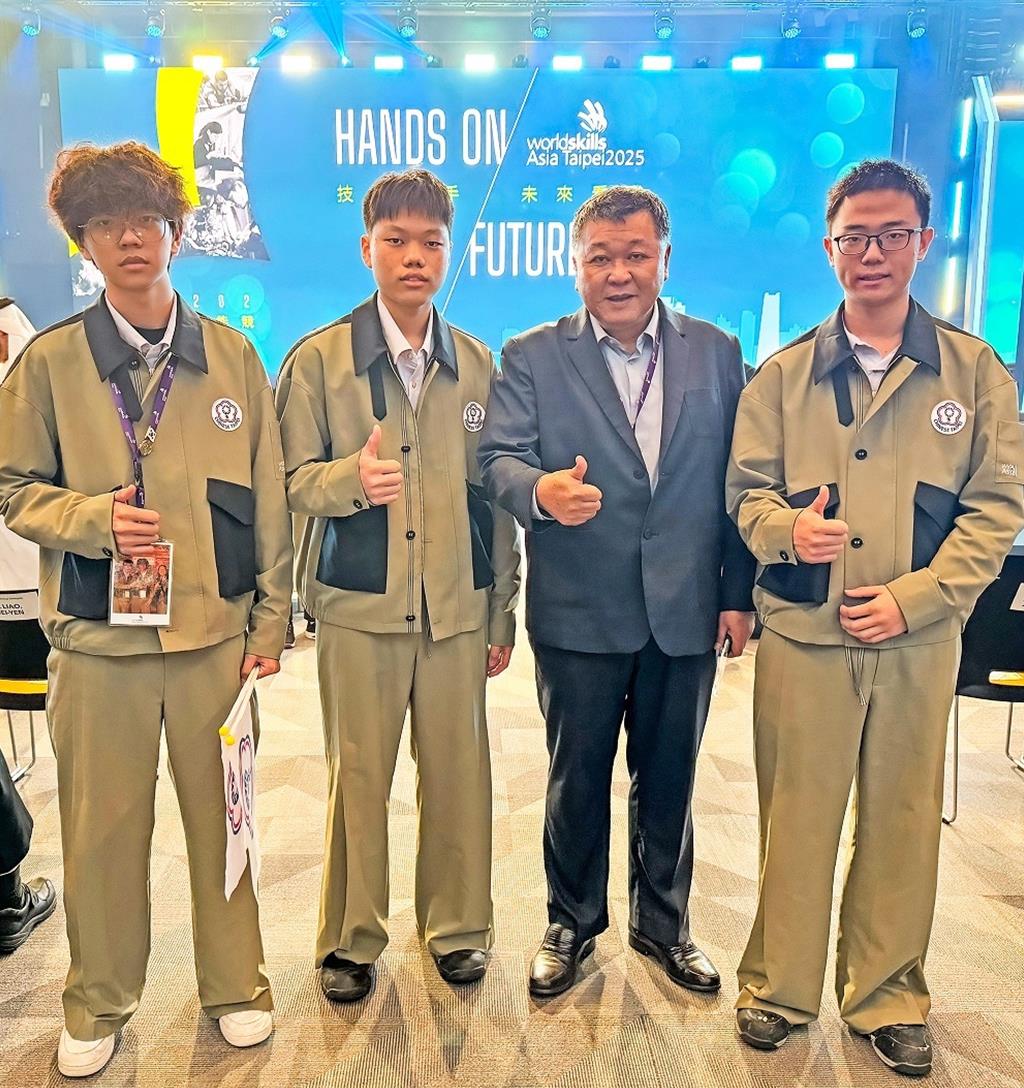 亞洲技能競賽落幕 勞動部高分署國手大放異彩