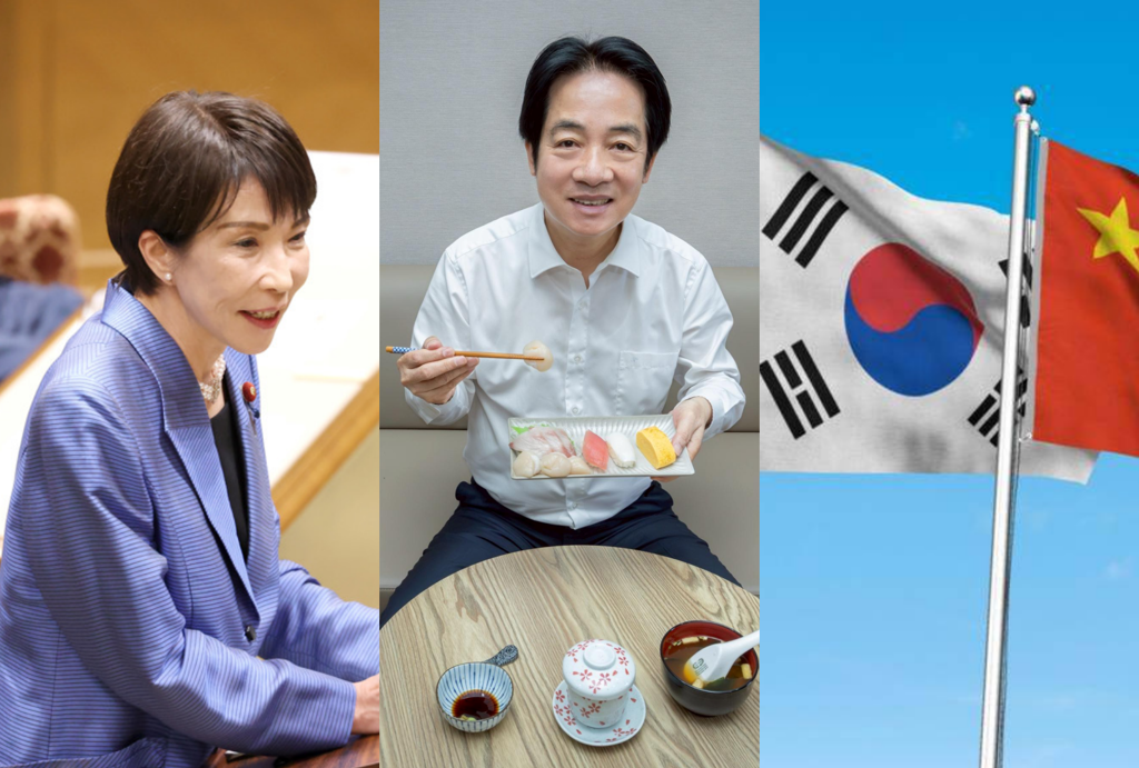 日相髮夾彎  韓國標示「中國台灣」  賴遭酸：生魚片白吃了