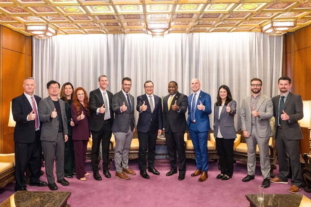 全美州議會聯合會訪台 外交部設宴談產業合作、地方意見交流