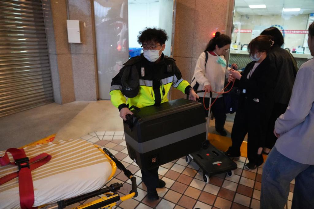 宜蘭婦腦死大愛器捐 國道警接力開道畫面曝