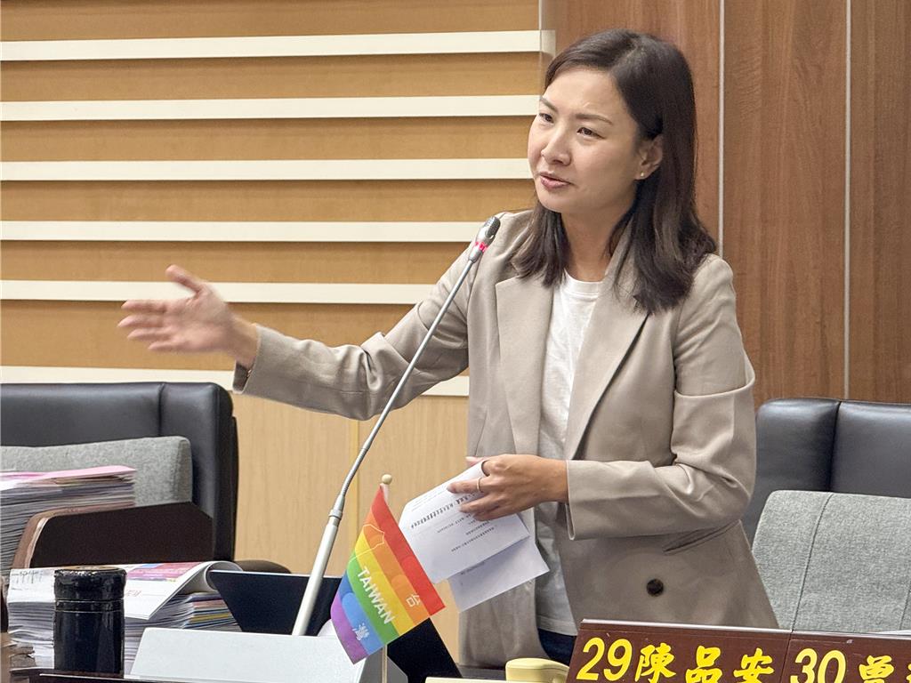 獲綠提名參選苗栗縣長後首度質詢  陳品安強調議員身分關注民生