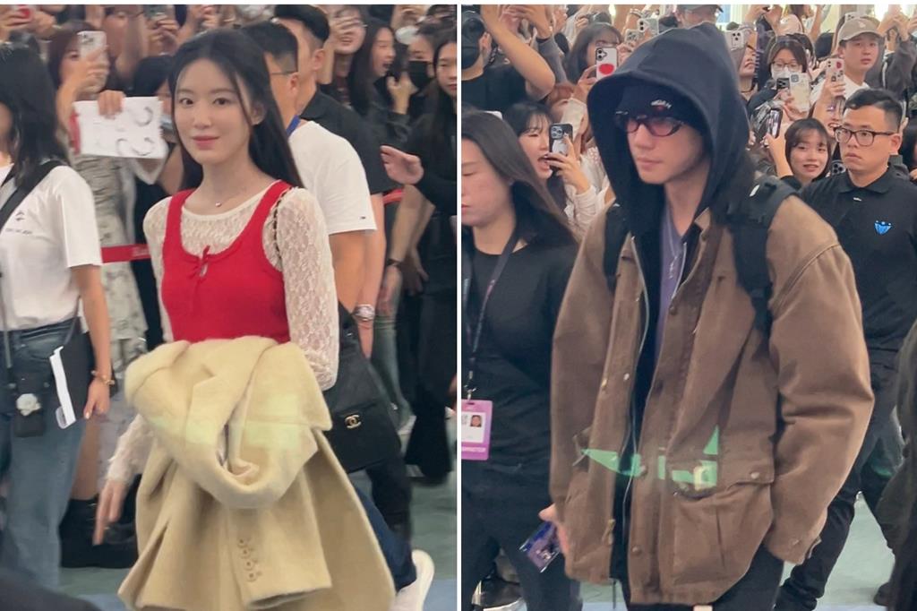 直擊》空氣都變香香的！AAA接機女神們降臨 舒華、張員瑛都到了