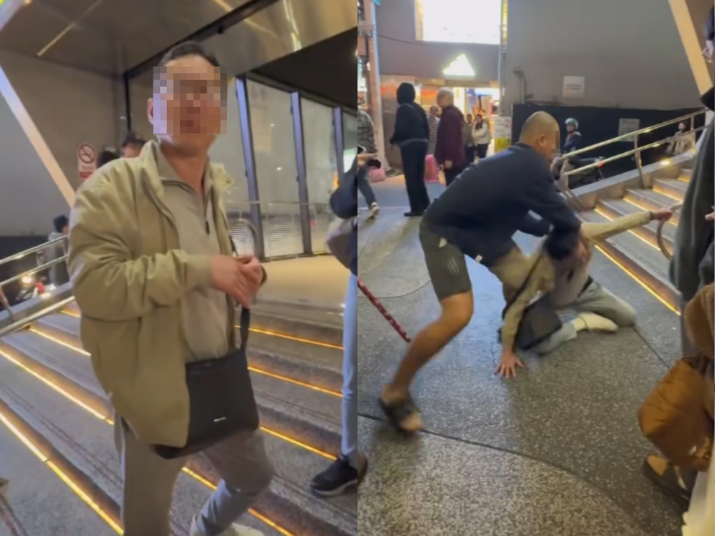 北市超級變態男出沒 連掐6女臀部！狼狽遭壓制畫面曝