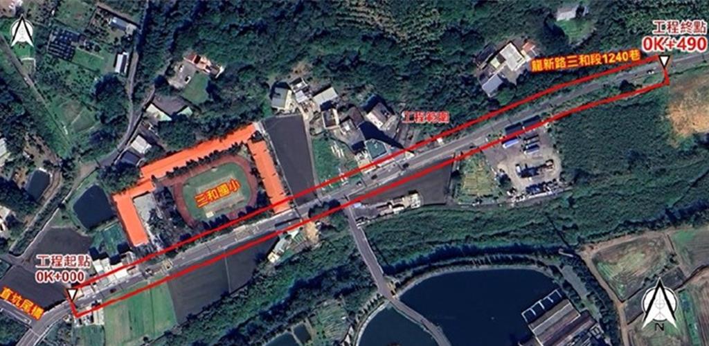 桃園龍潭龍新路三和段拓寬 改善跨縣交通 提升通學安全