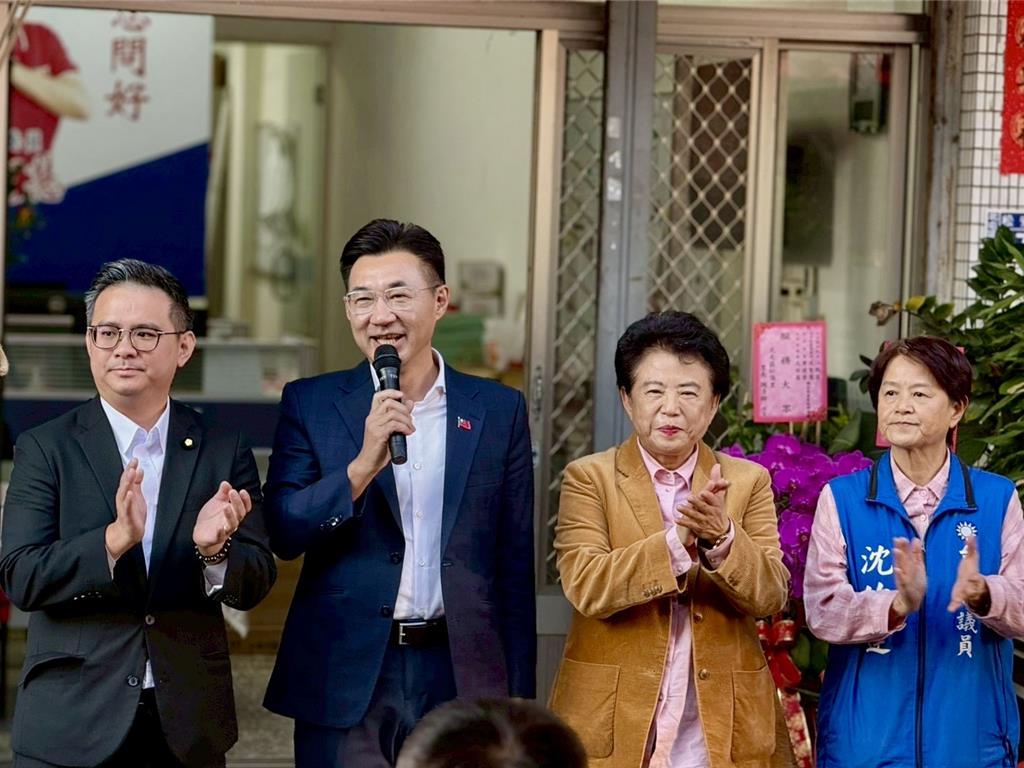 問鼎中市長起手式! 江啟臣成立北屯聯合服務處 黃健豪喊「聯合戰隊」啟動