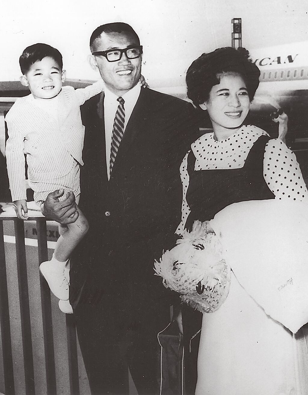 楊傳廣家庭照。（本報資料照片）