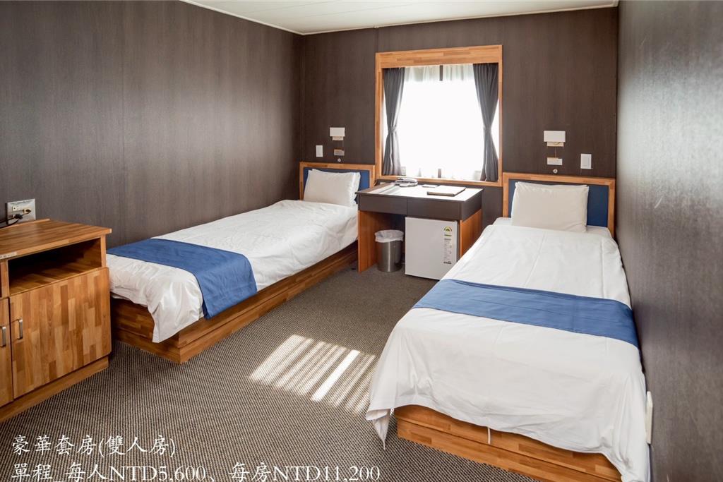 豪華套房。（華岡集團提供／陳祐誠台北傳真）