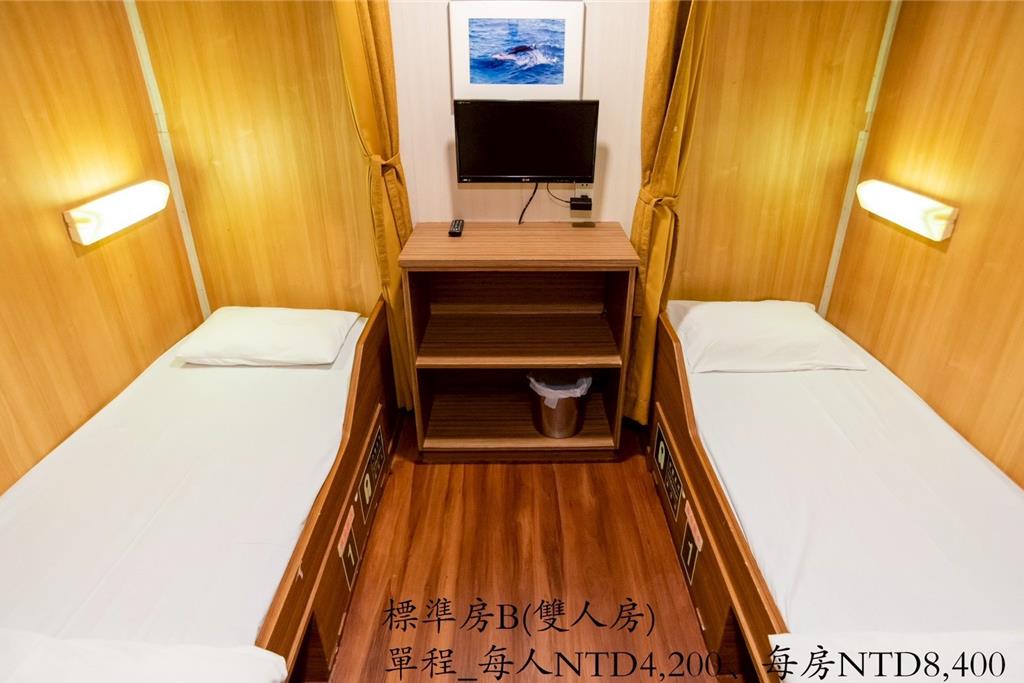 雙人房。（華岡集團提供／陳祐誠台北傳真）