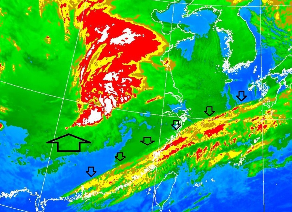 「對流很強」冷氣團南下超凍 鄭明典:接近台灣了