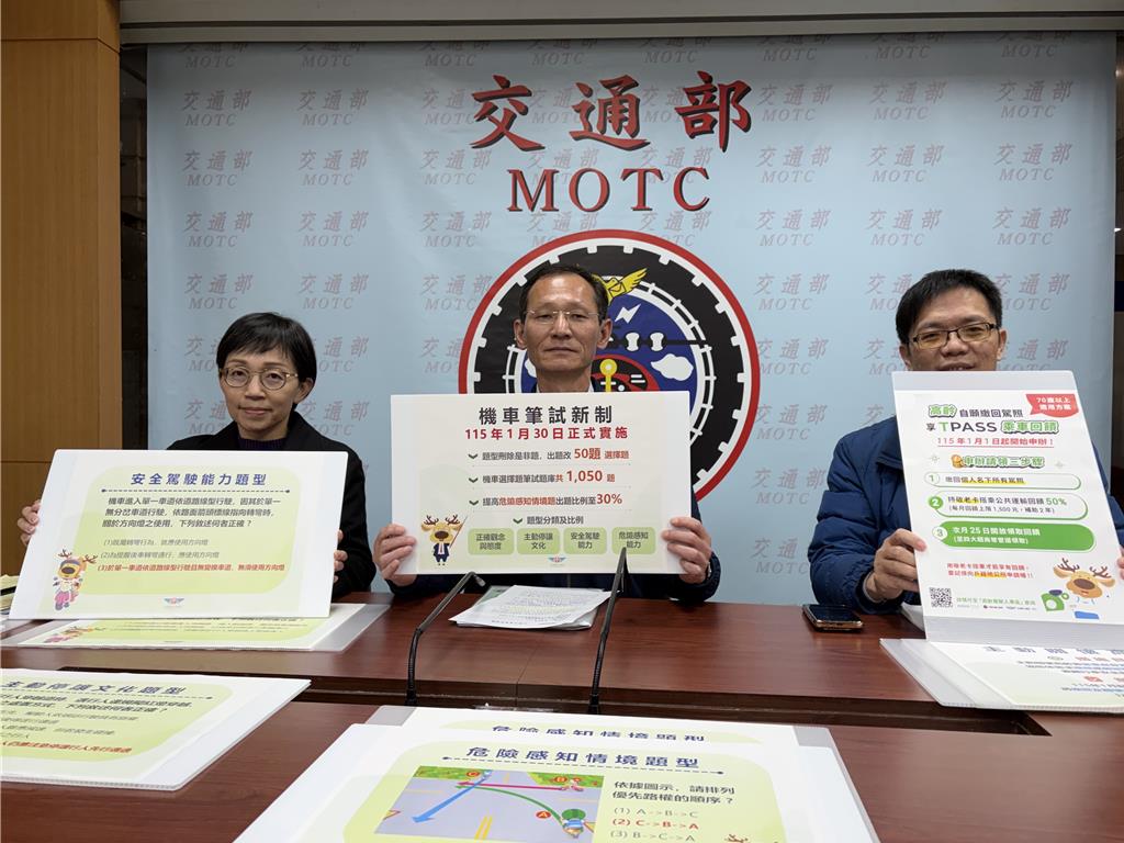 高齡駕駛關懷通知寄出!70歲以上繳回駕照享TPASS回饋