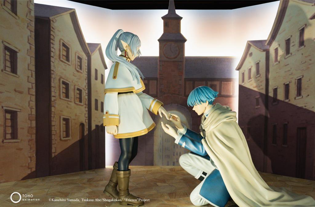 《葬送的芙莉蓮》特展帶粉絲們重溫作品中感人的橋段與角色間深厚的羈絆。(木棉花提供/徐梓榕台北傳真)