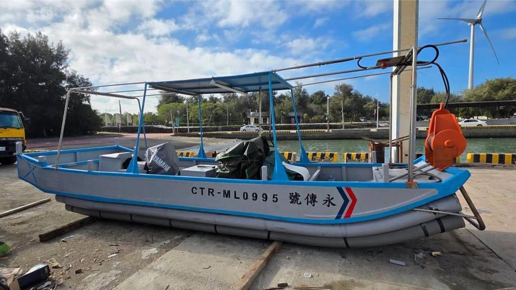苗栗龍鳳漁港80萬膠筏遭竊!船主新竹尋回 警鎖定竊嫌身分