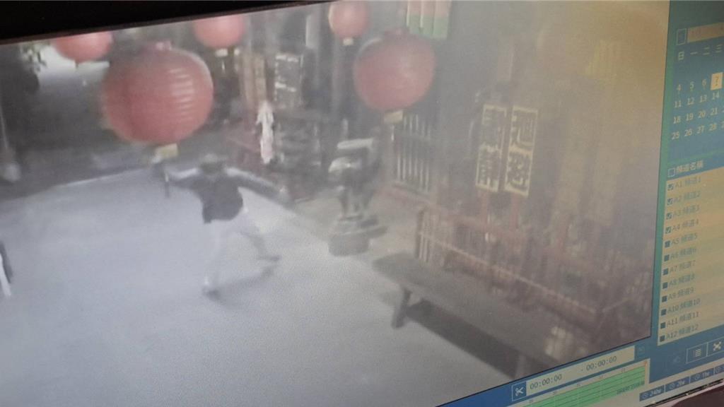 男子深夜砸城隍廟 落網稱受天公詛咒「要除陰」