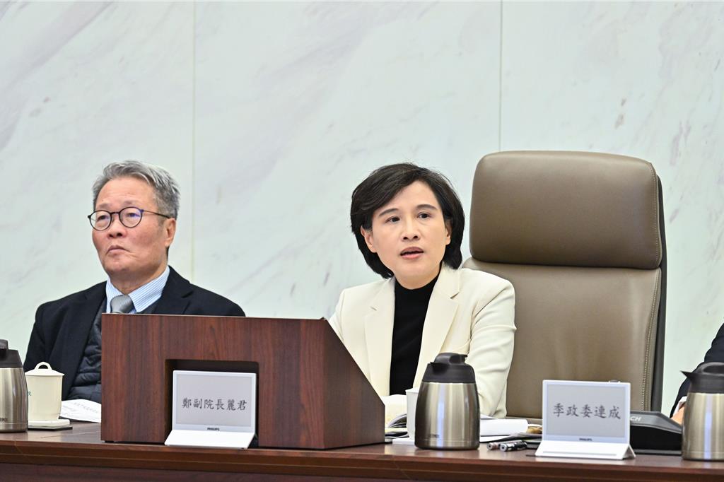 鄭麗君:強化關鍵基礎設施防護韌性 完善與地方政府應變能力