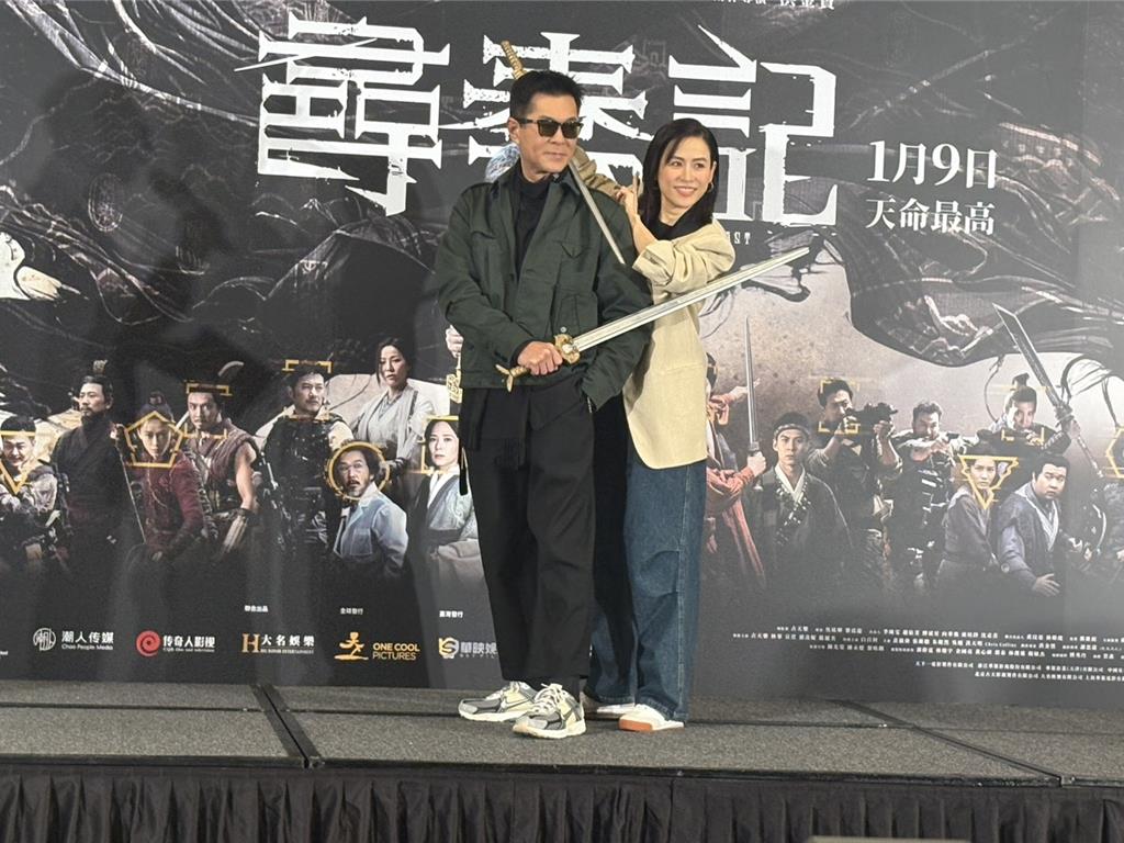 來台宣傳《尋秦記》展好默契! 宣萱自曝拍片現場見古天樂「我會躲起來」