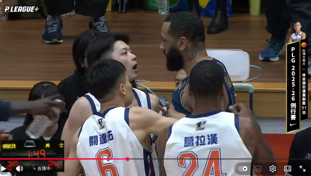 PLG》哥倫特「惡意」衝撞李家慷遭趕出場 林志傑也驅逐