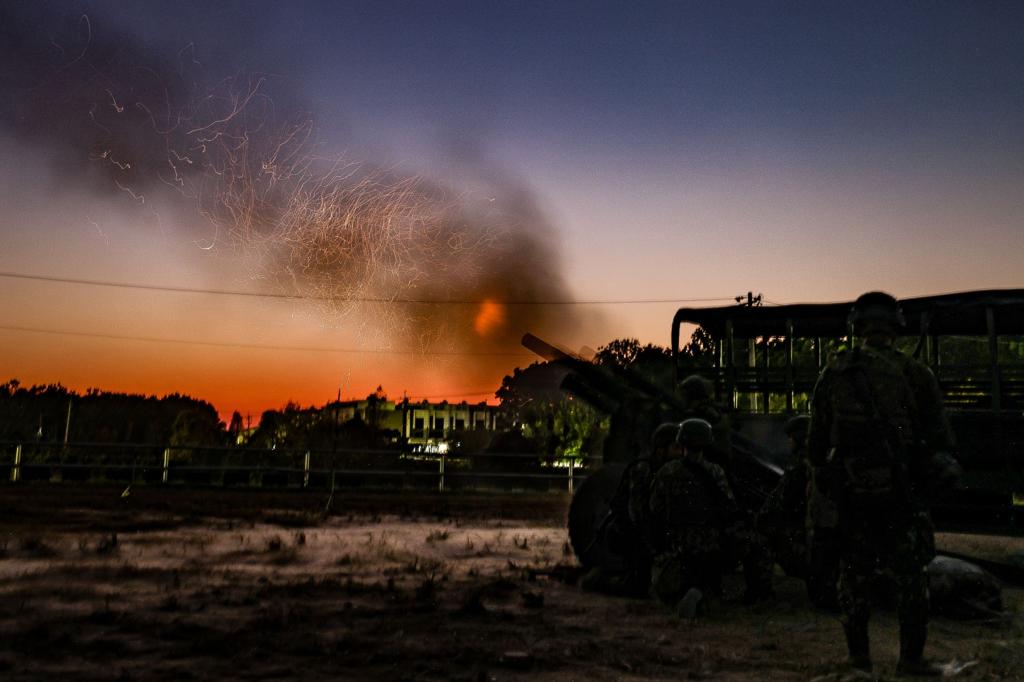 【234旅砲兵營基訓】夜間實彈射擊 驗證全天候火力支援效能