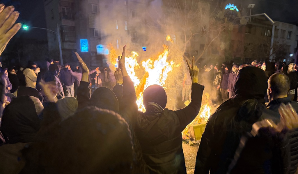 利用伊朗流血示威 美、以借力使力