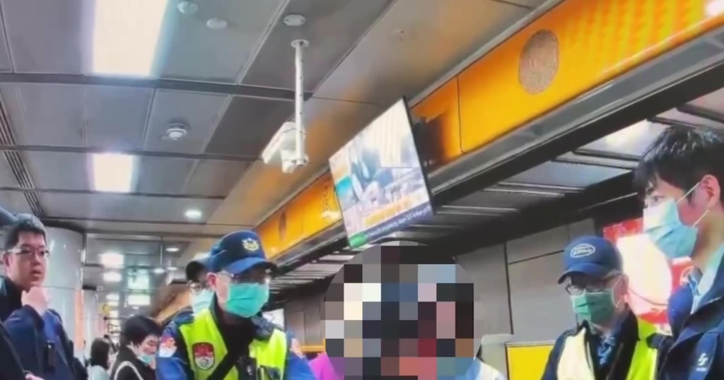 北捷驚魂!30歲女古亭站車廂失控吼叫 警暖心護送