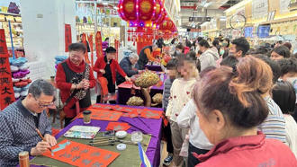 新北五股市場揮毫贈春聯！3書法名家助陣 消費再享多重好禮