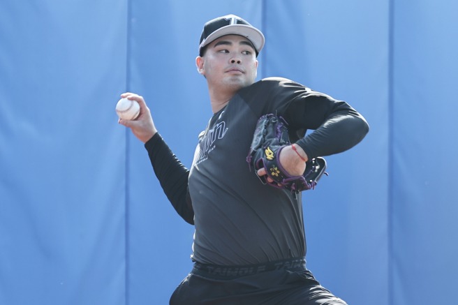 匹茲堡海盜隊旅美投手陳柏毓加入經典賽中華隊集訓。（圖／中職提供）