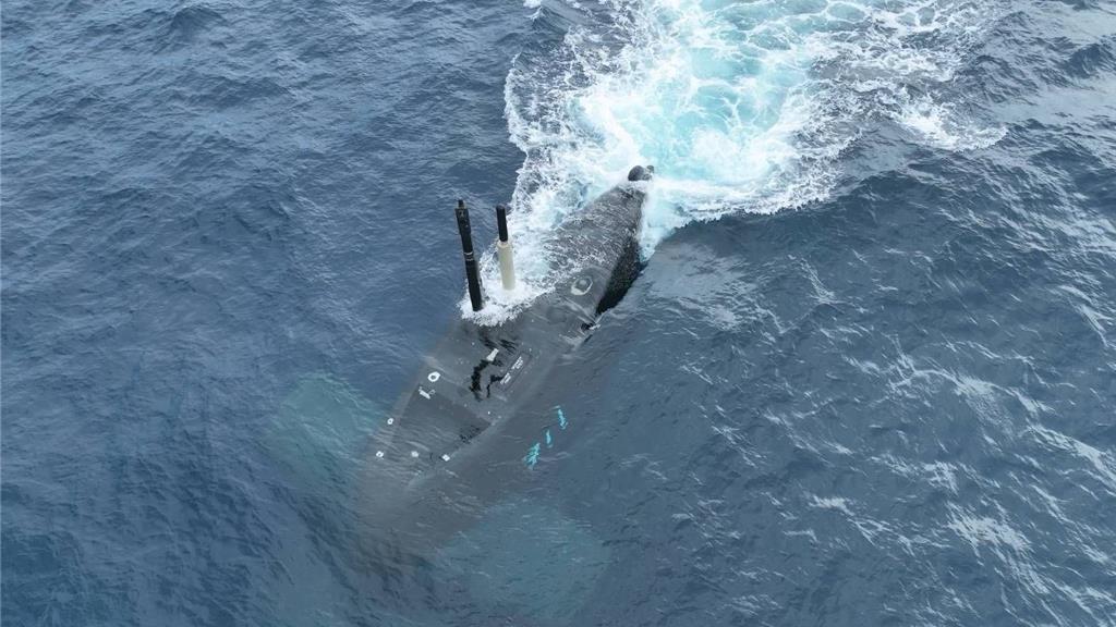 曝光海鯤號測試空拍照 吳釗燮:威懾能力向前邁出重要一步