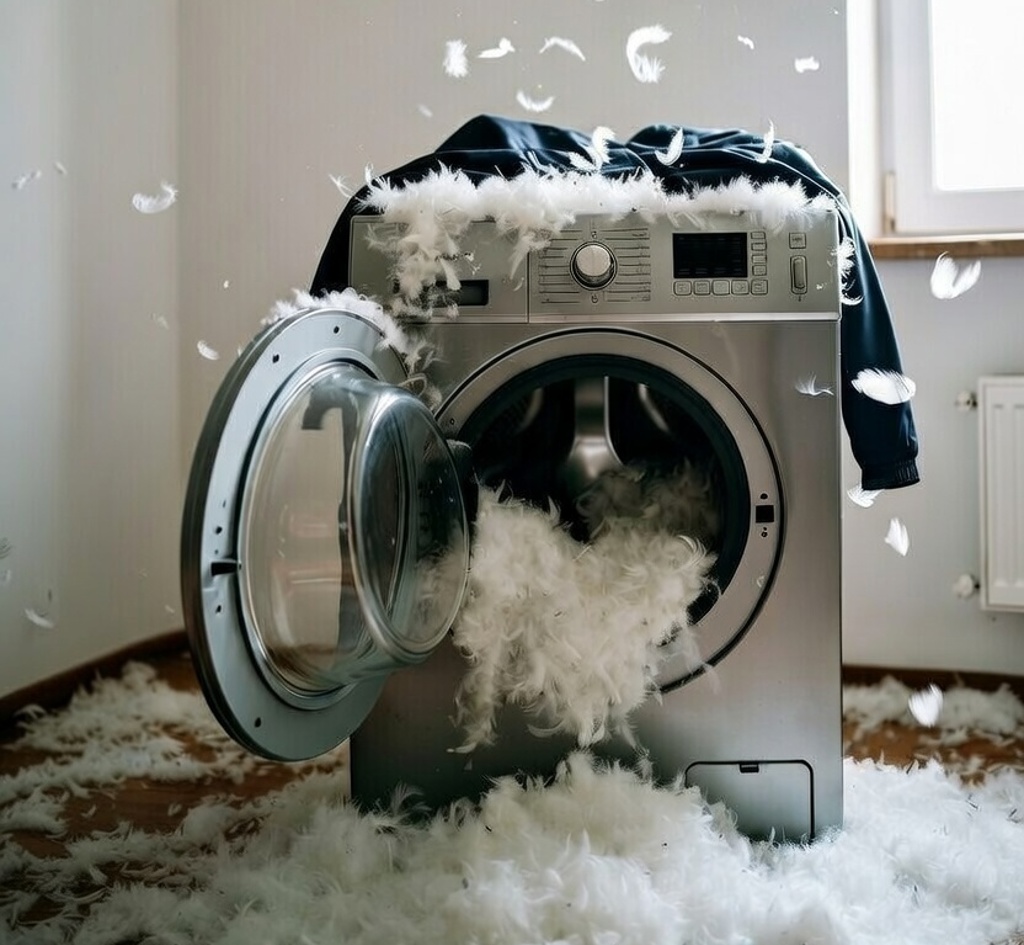 羽絨外套丟洗衣機會爆炸?專家點頭曝關鍵:變成大水球