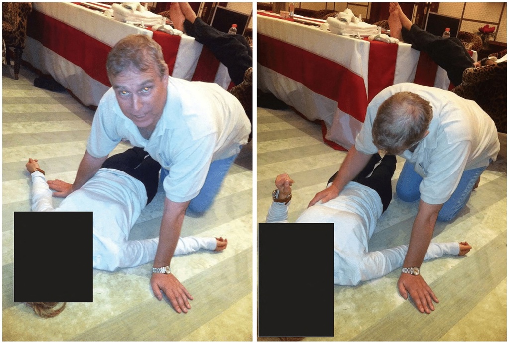 淫魔檔案再爆震撼照 安德魯跪地摸女畫面曝 英相:應赴美作證