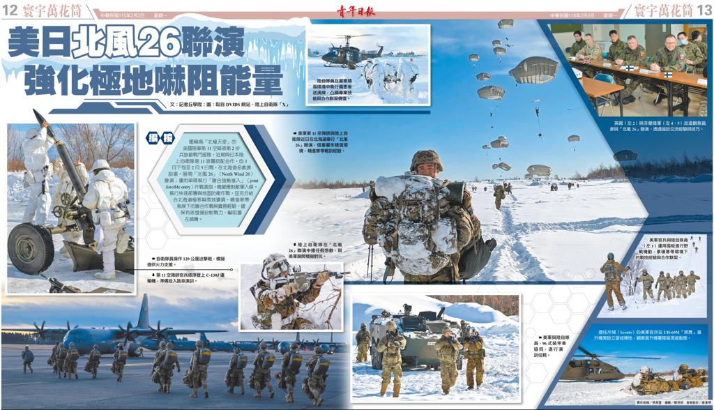 【寰宇萬花筒】美日北風26聯演 強化極地嚇阻能量