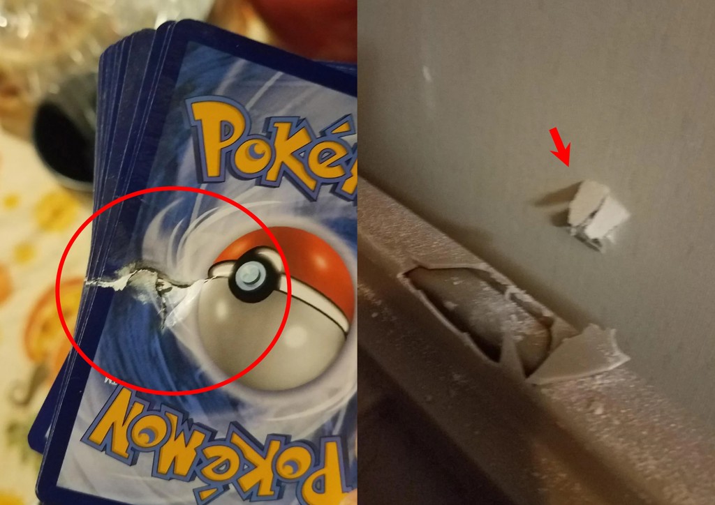 碰!睡夢中遭槍擊穿牆 驚呼「寶可夢卡牌」救她一命