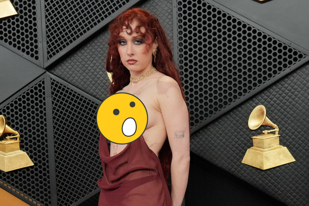 新生代女歌手「上空勾戰袍」登葛萊美 薄紗透膚太震撼!