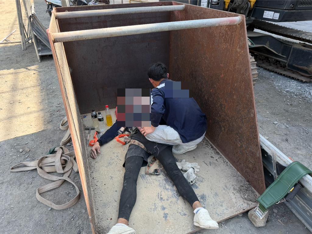 中科院嘉義工地疑拆鷹架不慎 工人重摔釀4骨折1腳踝傷