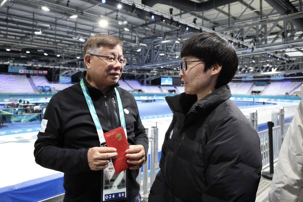 米蘭冬奧》蔡家福陸續探視國手 更把握機會進行國際交流