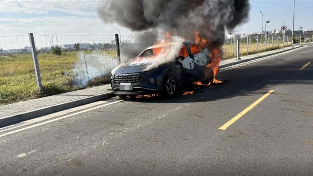 除夕前慘劇!台南善化火燒車 驚見駕駛座「斜躺焦屍」