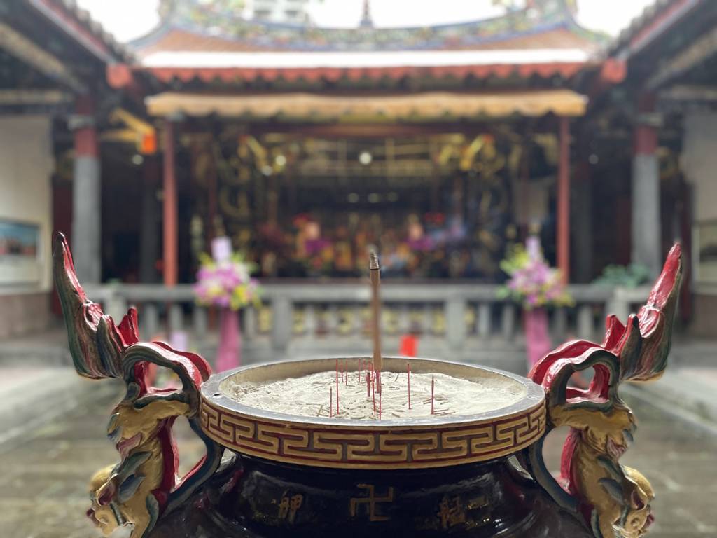 雅緻的艋舺清水巖。(施景耀 攝)