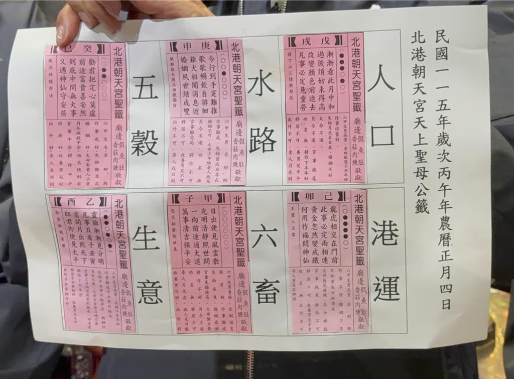 北港朝天宮國運籤中下!專家曝「暗藏殺機」:非常沉重的灰色