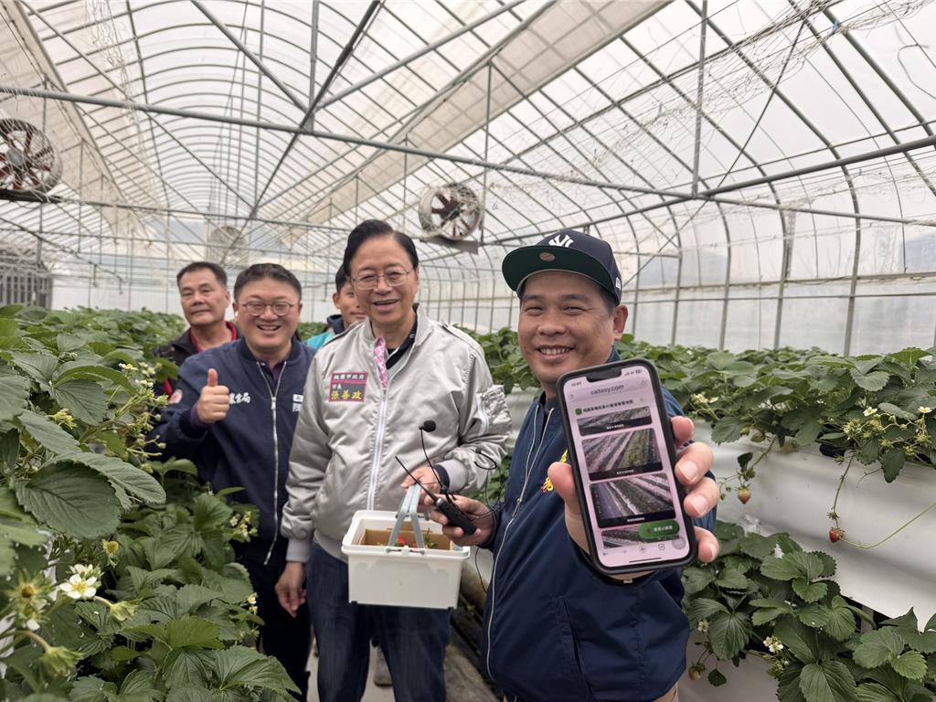 張善政赴果園走春採草莓 邀民眾體驗桃園在地農業魅力